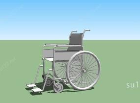轮椅SU模型