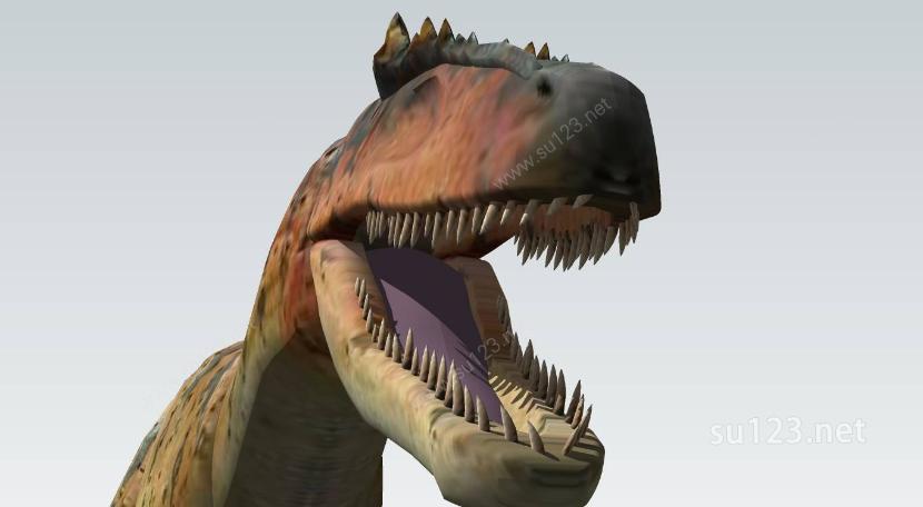 恐龙动物SU模型下载草图大师sketchup模型