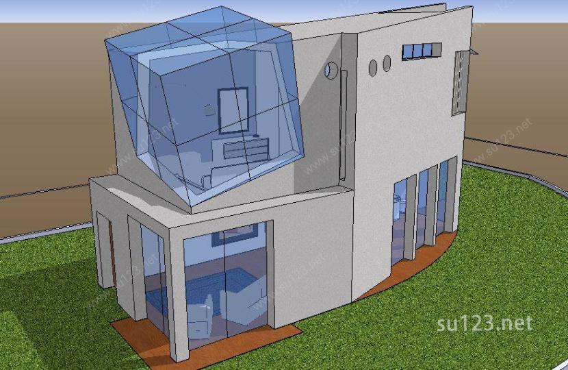 海杜克  住宅SU模型下载草图大师sketchup模型