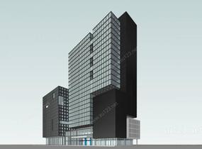 现代高层办公楼SU模型