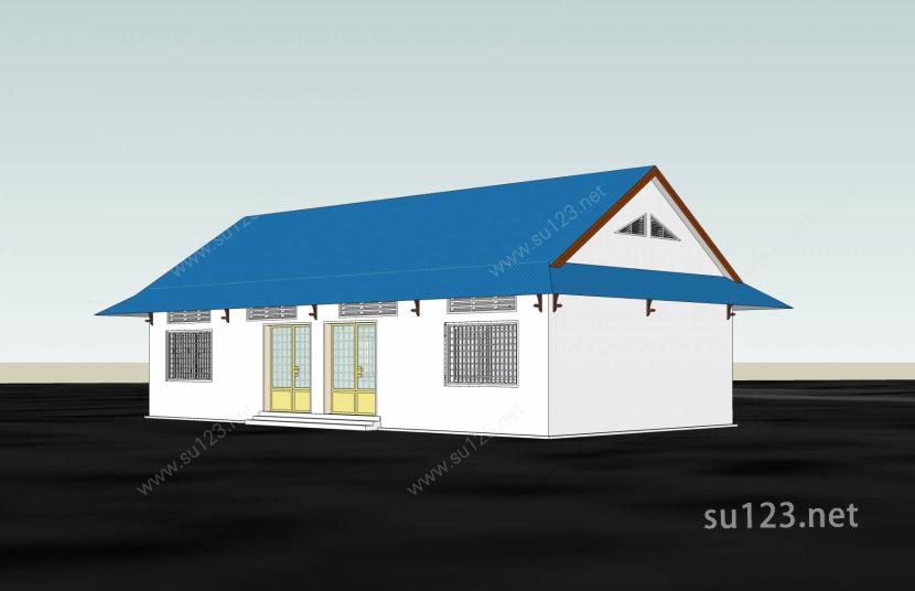 欧式小建筑SU模型