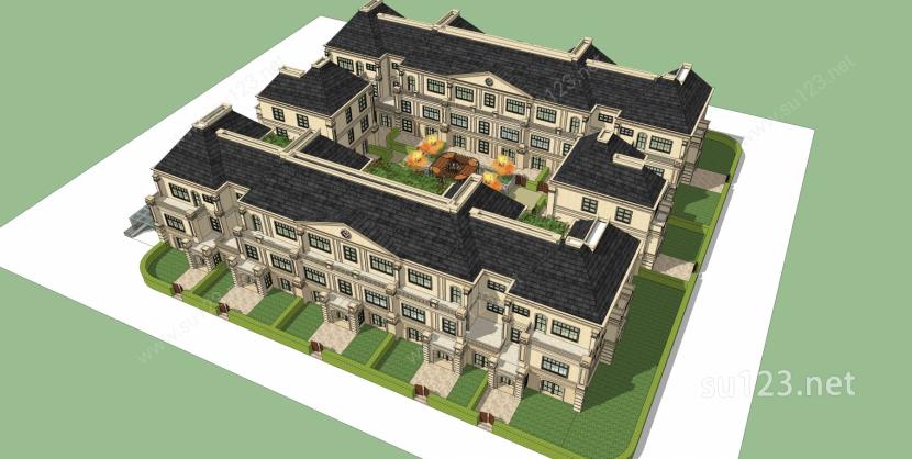 别墅uuSU模型