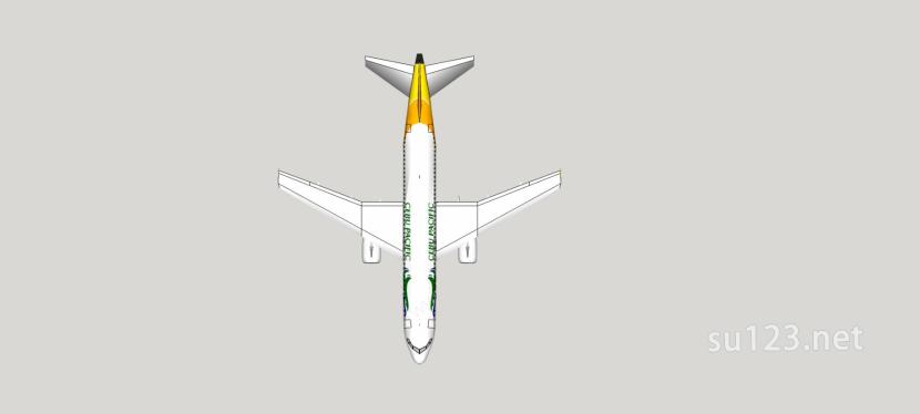 飞机SU模型下载草图大师sketchup模型