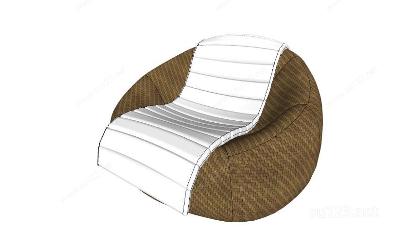 家具设计——椅子SU模型