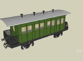 火车SU模型