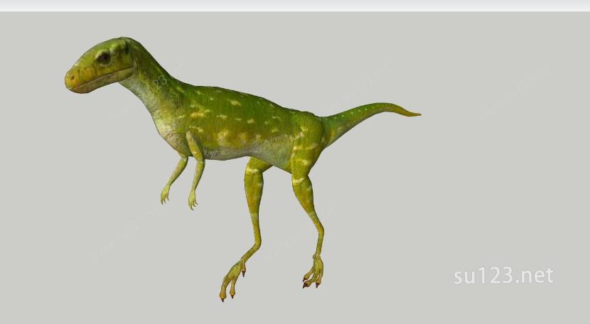 恐龙动物雕塑1SU模型下载草图大师sketchup模型