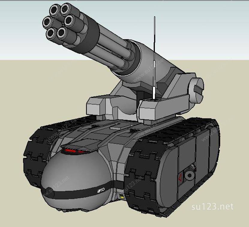 智能步兵机器人SU模型