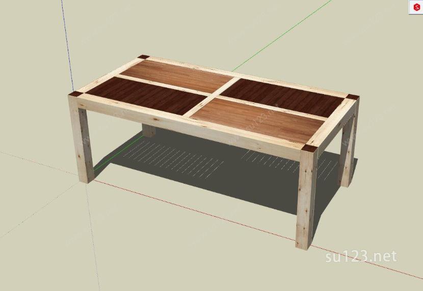 家具合集-桌子SU模型下载草图大师sketchup模型