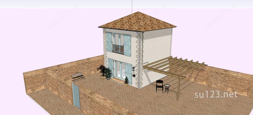 多层住宅SU模型下载草图大师sketchup模型