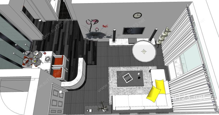 室内设计精模8SU模型下载草图大师sketchup模型