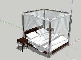 家具设计——卧床2SU模型