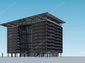 现代小高层办公楼SU模型