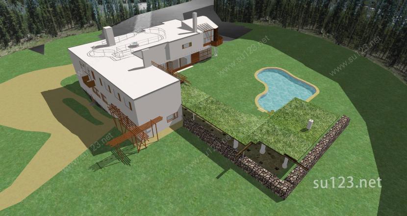 住宅设计精模2SU模型
