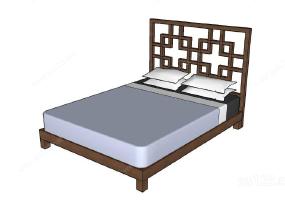 家具设计——卧床15SU模型