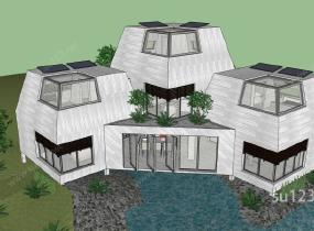 现在住宅设计精模04SU模型