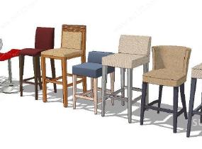 吧台椅2SU模型