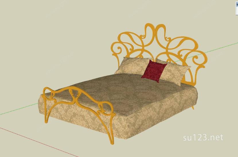 家具精品系列合集-各种床SU模型