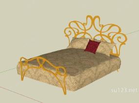 家具精品系列合集-各种床SU模型