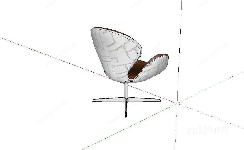 创意椅子凳子曲面SU模型下载草图大师sketchup模型