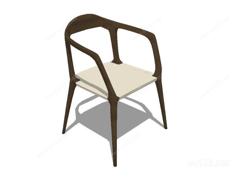创意椅子凳子简约SU模型下载草图大师sketchup模型
