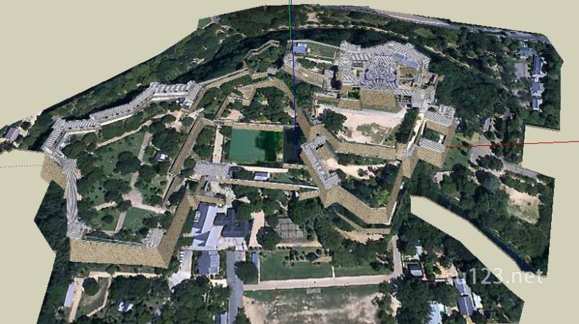 古建筑Himeji CastleSU模型下载草图大师sketchup模型