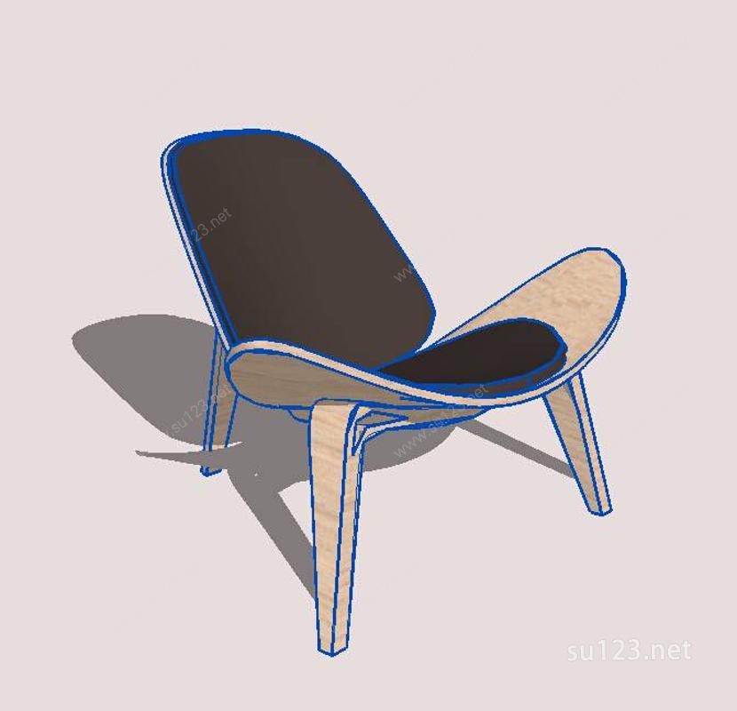 现代设计单件椅子（休闲36款）SU模型下载草图大师sketchup模型