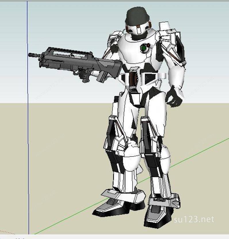 智能机器人SU模型下载草图大师sketchup模型