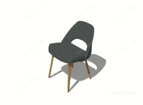 创意椅子凳子朴素SU模型