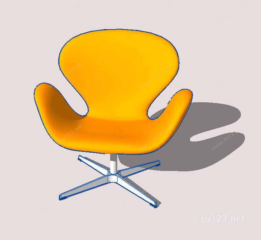 现代设计单件椅子（休闲36款）SU模型