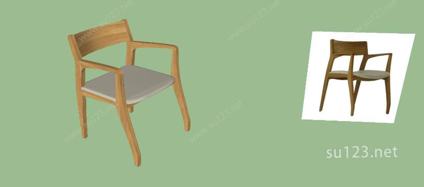 创意椅子凳子看图建模SU模型