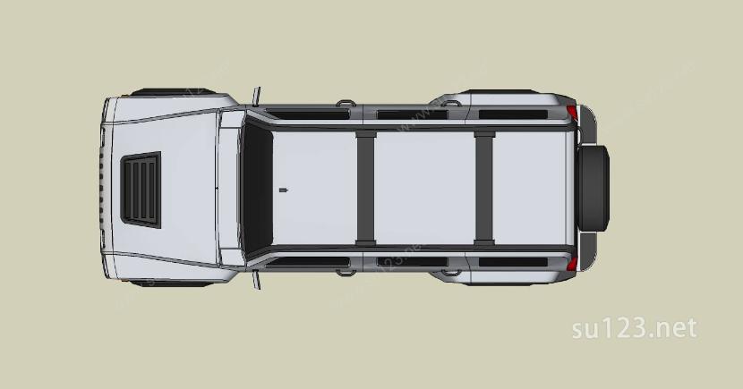 交通工具-吉普车SU模型下载草图大师sketchup模型