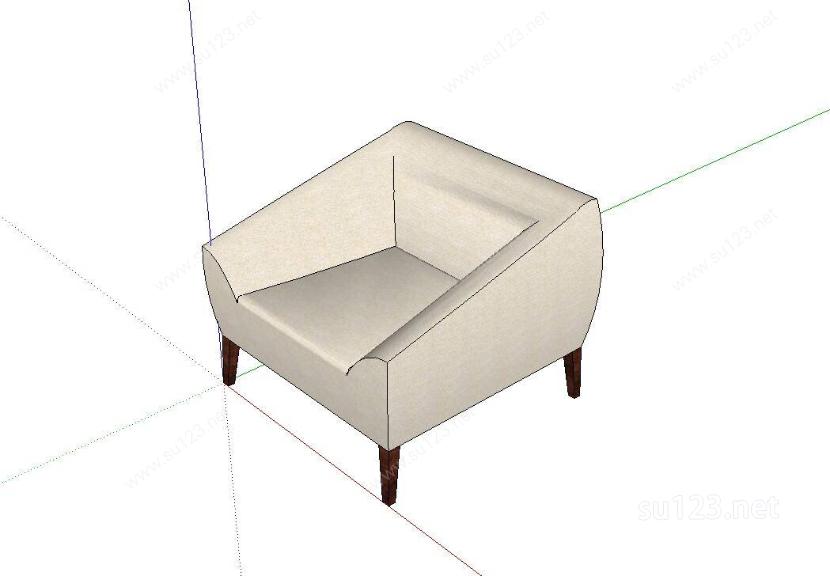 创意椅子凳子矮凳SU模型下载草图大师sketchup模型