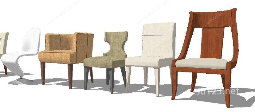 椅子 2SU模型