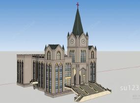 宗教建筑021SU模型