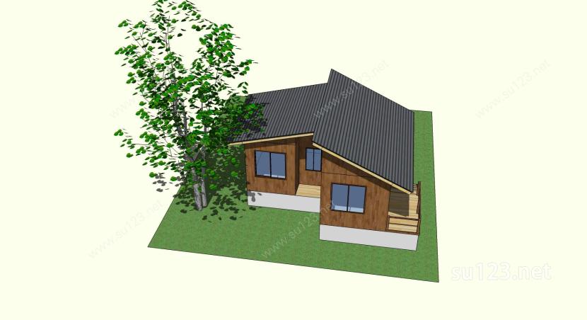 别墅设计精模07SU模型