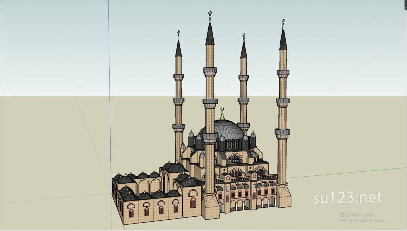 宗教建筑018SU模型