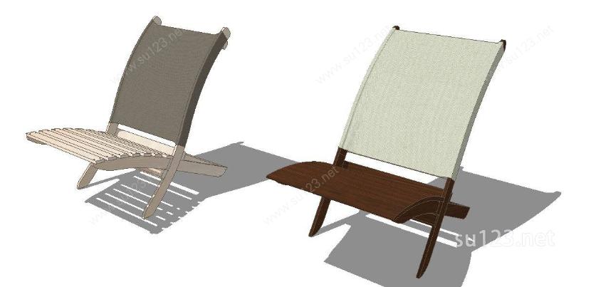 折叠椅SU模型下载草图大师sketchup模型