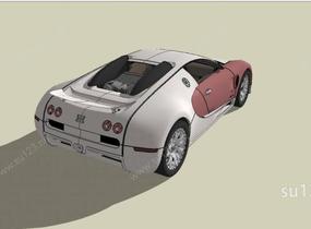 布加迪威龙超级跑车SU模型