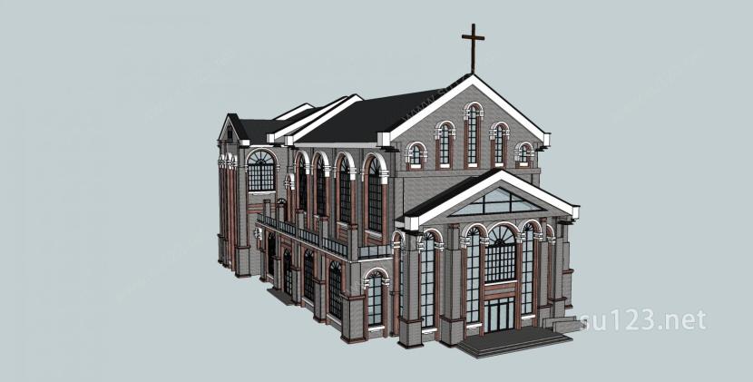 民国 教堂 12221SU模型