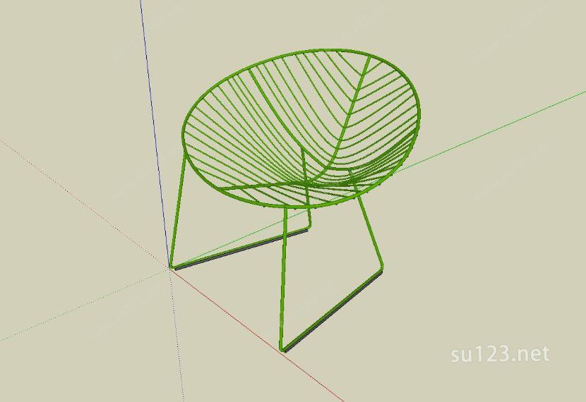 创意椅子凳子夏日创意SU模型下载草图大师sketchup模型