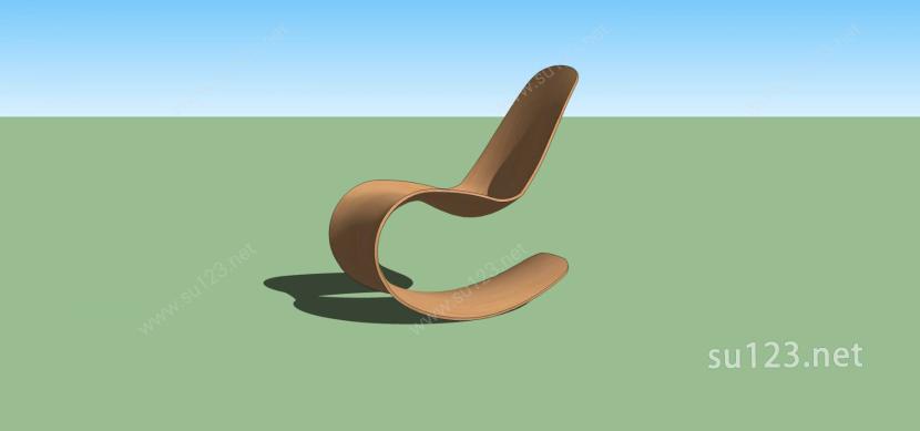 现代风格椅子2SU模型下载草图大师sketchup模型