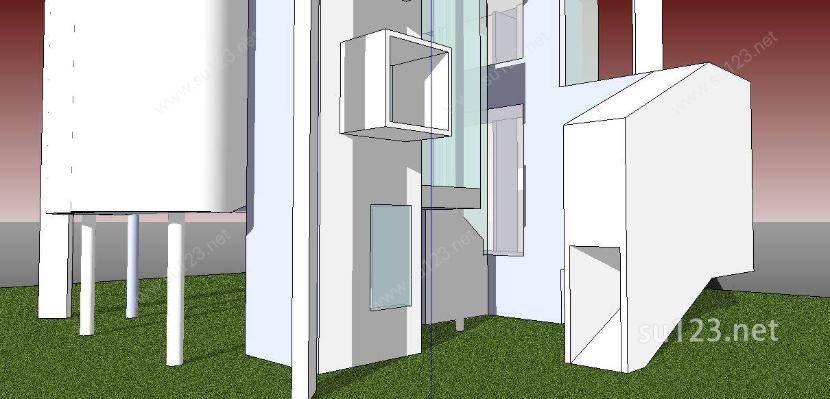 海杜克 住宅SU模型下载草图大师sketchup模型