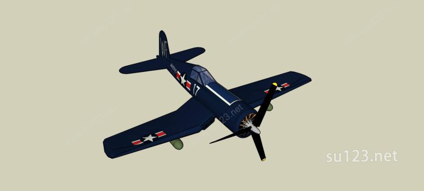 飞机SU模型下载草图大师sketchup模型