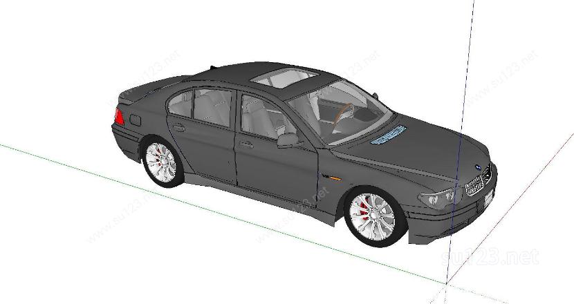 宝马BMW760SU模型