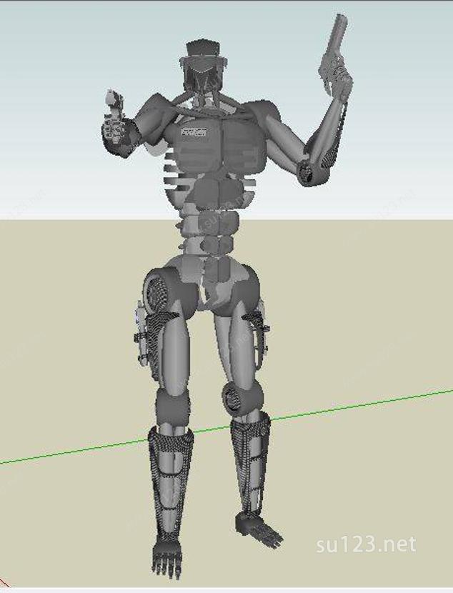 智能机器人2SU模型