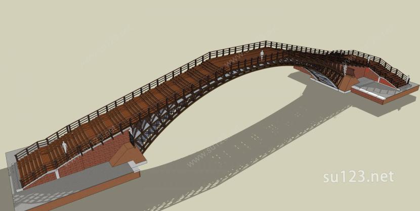 木桥a003SU模型