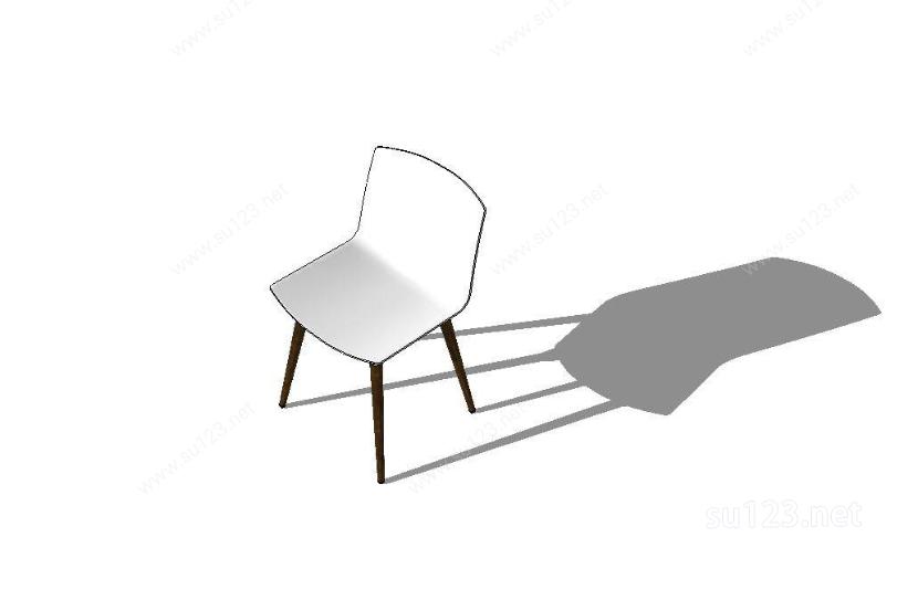 创意椅子凳子简单SU模型下载草图大师sketchup模型