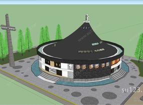 宗教建筑012SU模型