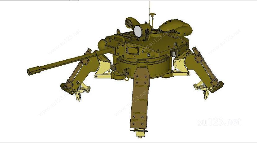 坦克2SU模型下载草图大师sketchup模型