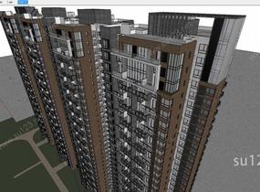 高层住宅户型ASU模型